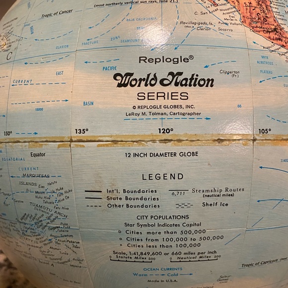 Replogle World Nation Series Globe: 12” in Diameter - Picture 5 of 12